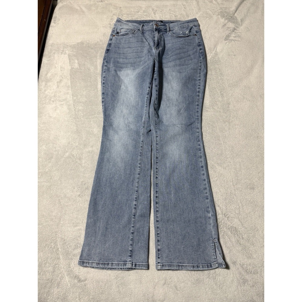 Judy Blue Slim Bootcut Womens 16W Jeans Blue Stretch Western Zipper 32x32